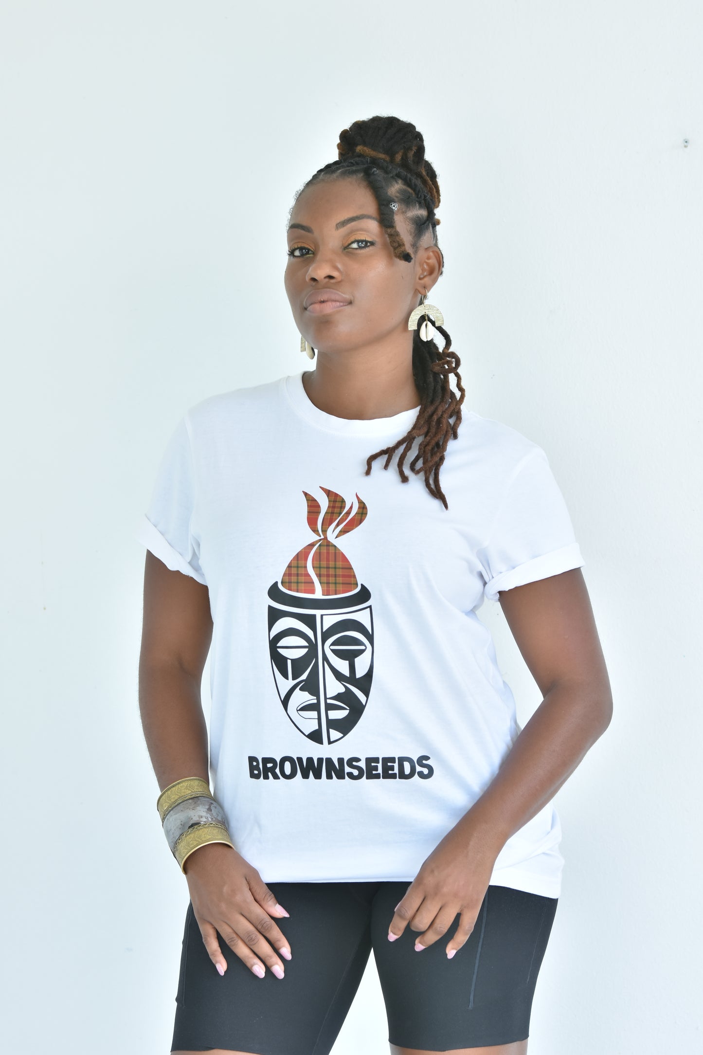 Tee-shirt Mask Madras - Culture, style et confort